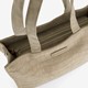 Dames handtas beige met croco reliëf