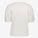 Dames blouse wit met halflange mouwen