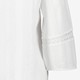 Dames blouse wit met kant