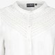 Dames blouse wit met kant