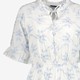 Dames jurk wit met bloemenprint