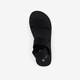 Dames sandalen met plateauzool zwart