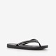 Dames slippers met strass steentjes zwart