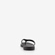 Dames slippers met strass steentjes zwart