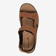 Leren heren sandalen bruin