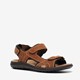 Mountain Peak leren heren sandalen bruin