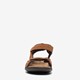 Leren heren sandalen bruin