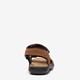 Leren heren sandalen bruin