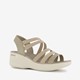 Skechers Pier Lite All you dames sandalen beige