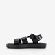 ONLY Shoes dames lak vissers sandalen zwart