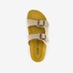 Leren dames bio slippers beige
