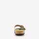 Leren dames bio slippers beige