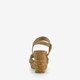 Dames sandalen met hak beige