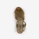 Dames sandalen met hak beige