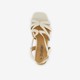 Dames sandalen met hak beige