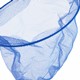 Blauwe visnet met uitschijfbare steel
