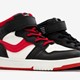 Hoge jongens sneakers zwart/rood
