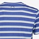 Heren T-shirt met strepen blauw