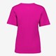 Dames T-shirt met print fuchsia roze