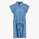 Dames denim spijkerjurk met korte mouwen