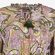 Dames jurk met paisley print groen paars