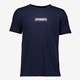 Heren T-shirt met tekstopdruk blauw