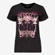 Dames T-shirt met acid wash