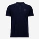 Heren polo donkerblauw