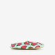 Kinder schoenen wit met aarbeien print
