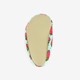 Kinder schoenen wit met aarbeien print