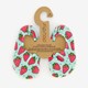 Kinder schoenen wit met aarbeien print
