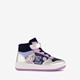 Hoge meisjes sneakers zwart roze