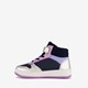 Hoge meisjes sneakers zwart roze