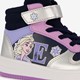 Hoge meisjes sneakers zwart roze