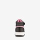 Hoge meisjes sneakers zwart roze