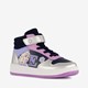 Hoge meisjes sneakers zwart roze