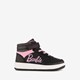 Hoge meisjes sneakers zwart roze
