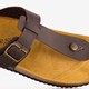 Heren bio teenslippers bruin