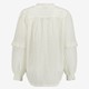 Dames blouse wit met ruches
