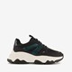 Dames dad sneakers zwart groen