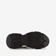 Dames dad sneakers wit beige