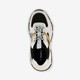Dames dad sneakers wit beige