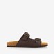 Heren bio slippers bruin