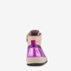 Hoge leren meisjes sneakers paars beige