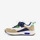 Jongens sneakers met airzool beige blauw
