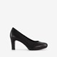 Leren dames pumps zwart