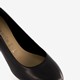 Leren dames pumps zwart