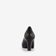 Leren dames pumps zwart