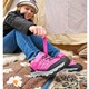 Lage wandelschoenen roze categorie A