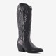 Blue Box dames western boots zwart